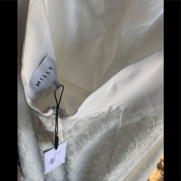 MILLY white lace strapless dress. NWT - Picture 10 of 14